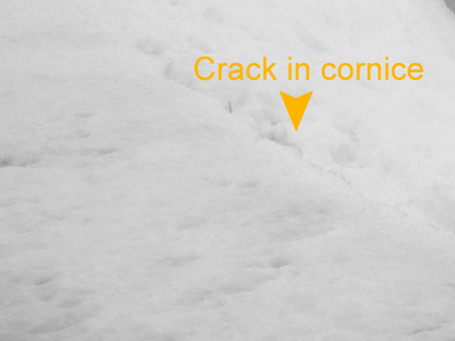 Cornice cracks